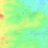 Mapa topográfico Les Tourettes, altitude, relevo