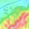 Mapa topográfico Cabeç del Mal Any, altitude, relevo
