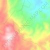 Mapa topográfico Santa Catarina, altitude, relevo