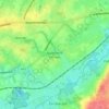 Mapa topográfico Appelterre-Eichem, altitude, relevo