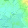 Mapa topográfico Teluk Intan, altitude, relevo
