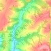 Mapa topográfico Фадеята, altitude, relevo