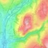 Mapa topográfico Toisy, altitude, relevo