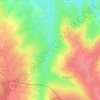 Mapa topográfico Chevireuil, altitude, relevo