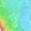 Mapa topográfico La Palud, altitude, relevo