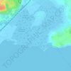 Mapa topográfico Les Salins, altitude, relevo