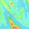 Mapa topográfico Maberiyatenna, altitude, relevo