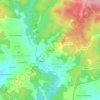 Mapa topográfico Mosteiro, altitude, relevo