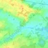 Mapa topográfico La Morrine, altitude, relevo