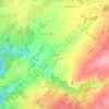 Mapa topográfico Le Trimoulet, altitude, relevo