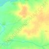 Mapa topográfico Khankra, altitude, relevo