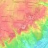 Mapa topográfico Finneytown, altitude, relevo