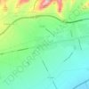 Mapa topográfico Puebla de Vícar, altitude, relevo