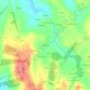 Mapa topográfico Felgueira, altitude, relevo