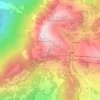 Mapa topográfico Roc d'Orsay, altitude, relevo