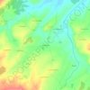 Mapa topográfico Les Rochoux, altitude, relevo