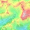 Mapa topográfico Bise, altitude, relevo