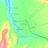 Mapa topográfico Pata Pampa, altitude, relevo