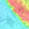 Mapa topográfico Lauzerin, altitude, relevo