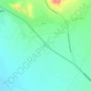 Mapa topográfico Chuin, altitude, relevo