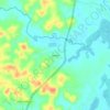 Mapa topográfico Sauípe, altitude, relevo