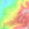 Mapa topográfico Souravas, altitude, relevo