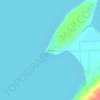 Mapa topográfico Pequaming, altitude, relevo