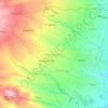 Mapa topográfico Karangwidoro, altitude, relevo