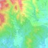 Mapa topográfico Demarchi, altitude, relevo