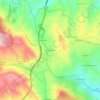 Mapa topográfico A-Do-Barriga, altitude, relevo