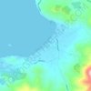 Mapa topográfico Πέτρα, altitude, relevo