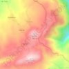 Mapa topográfico Azevo, altitude, relevo