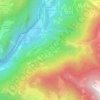 Mapa topográfico Montfort, altitude, relevo
