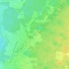 Mapa topográfico En Bergoin, altitude, relevo