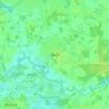 Mapa topográfico Bevel, altitude, relevo