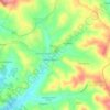 Mapa topográfico Carreiras, altitude, relevo