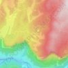Mapa topográfico Charmeil, altitude, relevo