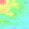 Mapa topográfico Trombol, altitude, relevo