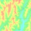 Mapa topográfico Solomon, altitude, relevo