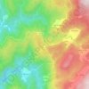 Mapa topográfico Ramalhal, altitude, relevo