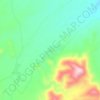 Mapa topográfico الویر, altitude, relevo