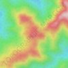 Mapa topográfico Buyule Marisa, altitude, relevo