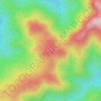 Mapa topográfico Buyule Marisa, altitude, relevo