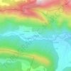 Mapa topográfico Les Remises, altitude, relevo