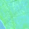 Mapa topográfico Kampung Api-Api, altitude, relevo
