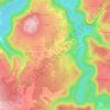 Mapa topográfico La Serre, altitude, relevo