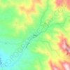 Mapa topográfico Silvia, altitude, relevo