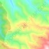 Mapa topográfico Boucinhas, altitude, relevo