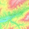 Mapa topográfico Ejido, altitude, relevo