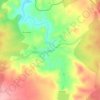 Mapa topográfico Guajaraz, altitude, relevo